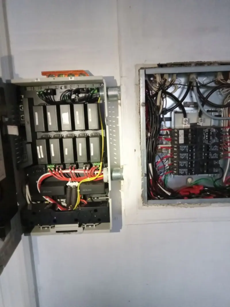 Electrical panel upgrade completed for Security Camera Wiring in Colusa
